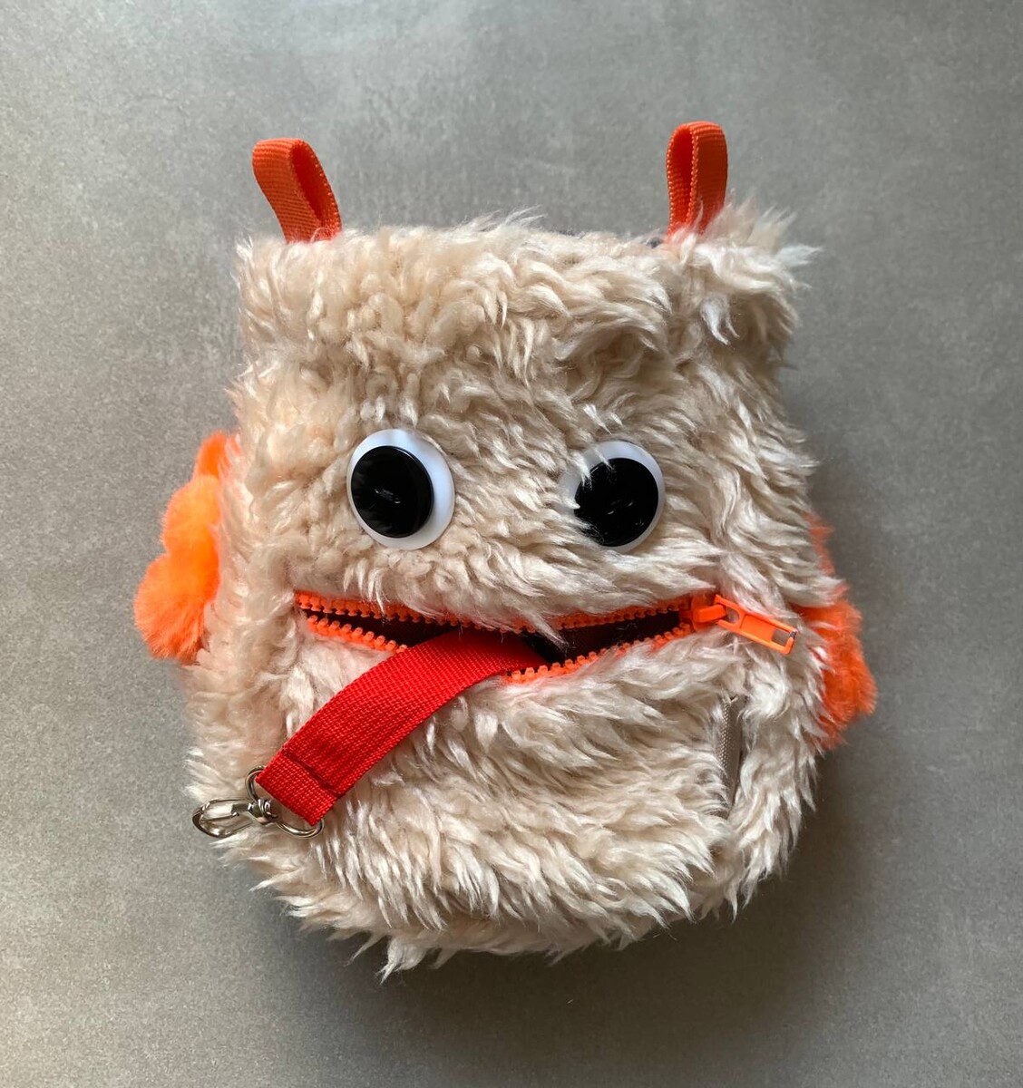 Мешочек для магнезии ЛЕЗЬ ГРЫЗЬ Бежевый/оранжевый